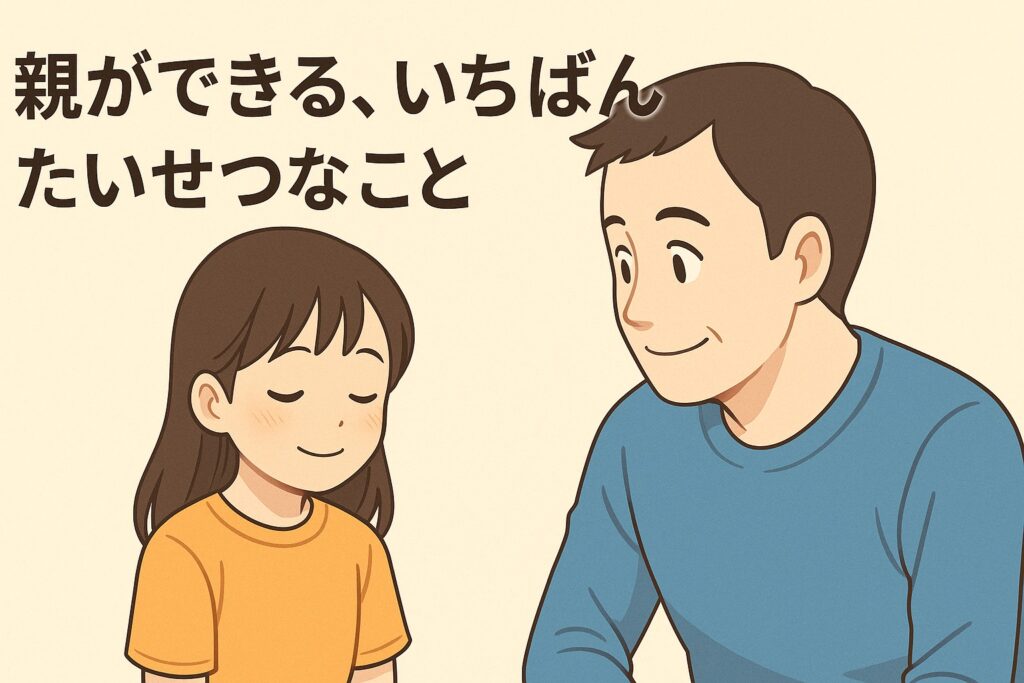 親ができる、いちばんたいせつなこと
